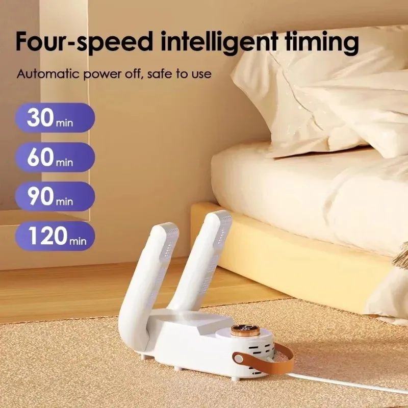 Intelligent Timer Shoe Dryer Boot Warmer 220V EU Plug UV Telescopic Adjustable Quick Drying Deodorizing Sterilizing