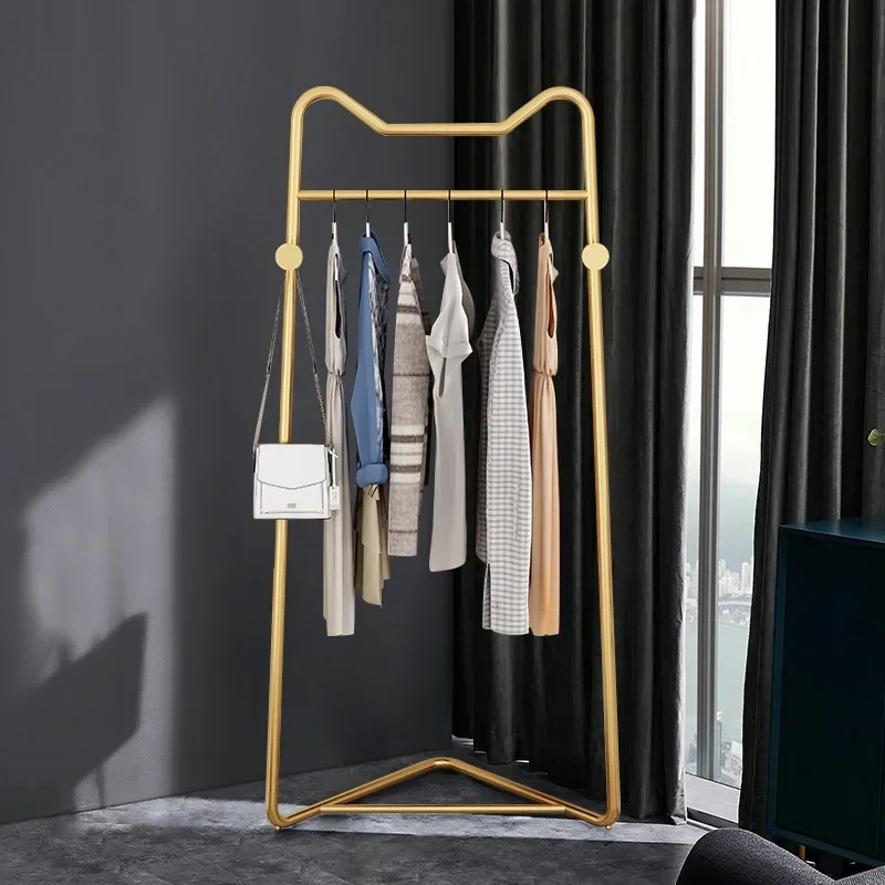 Light Luxury Corner Clothes Rack Home Entrance Coat Rack Clothes Rack Wall-mounted Simple Clothes Hanger Floor-standing Bedroom