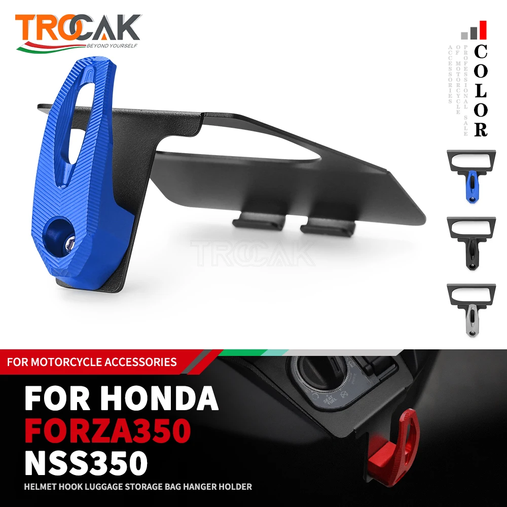 For Honda NSS350 FORZA350 NSS Forza 350 Motorcycle Electric Door Lock Helmet Hook Hanger Holder Storage Bag Hook Accessories