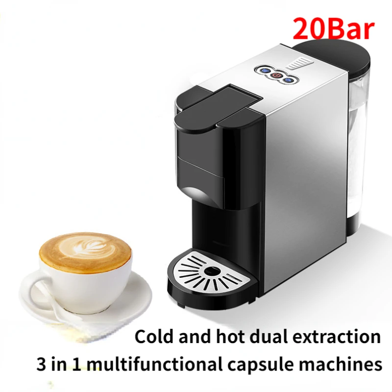 

EU 220V Fully automatic capsule coffee machine compatible with various capsule espresso machines in small home offices