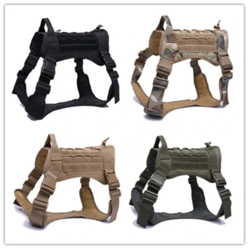 

Horse Dog Clothing Autumn Golden Hair Training Large Dog Tactical Vest In Combat