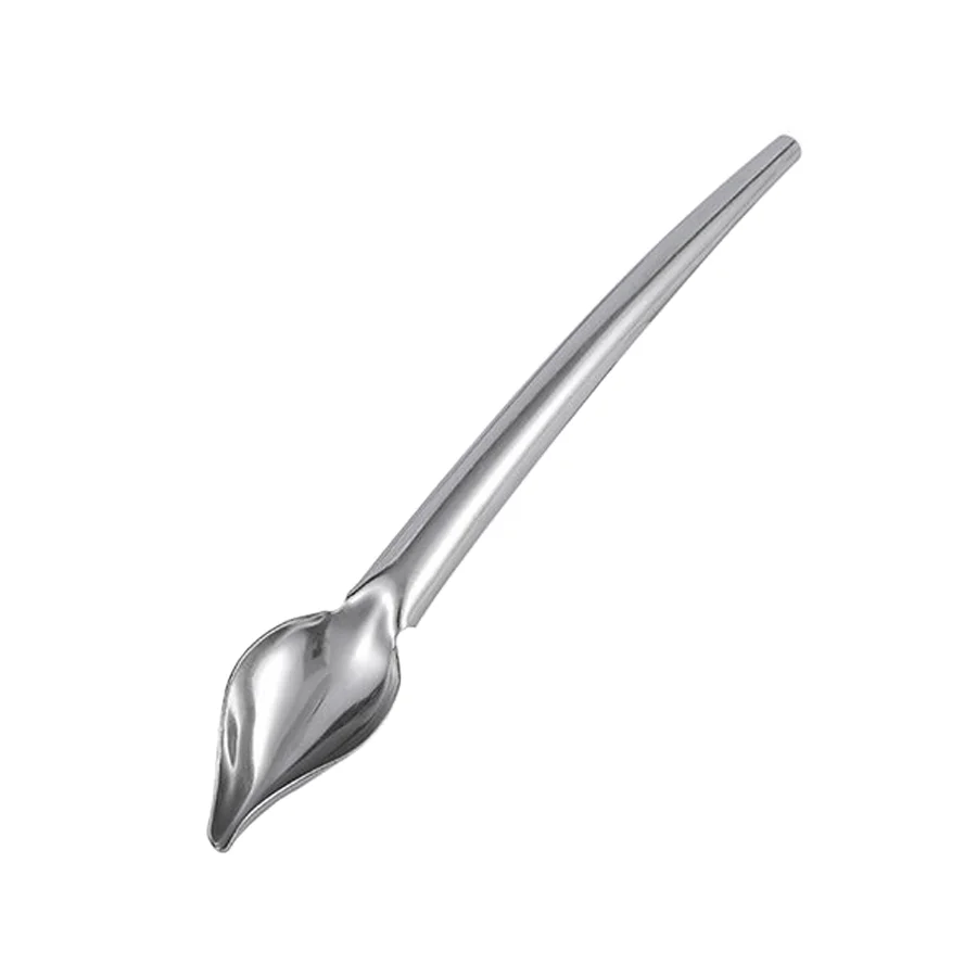 1Pc Stainless Steel Chocolate Spoon, Elegant Metal Finish, Durable & Easy to Clean, Perfect for Chocolate Mixing