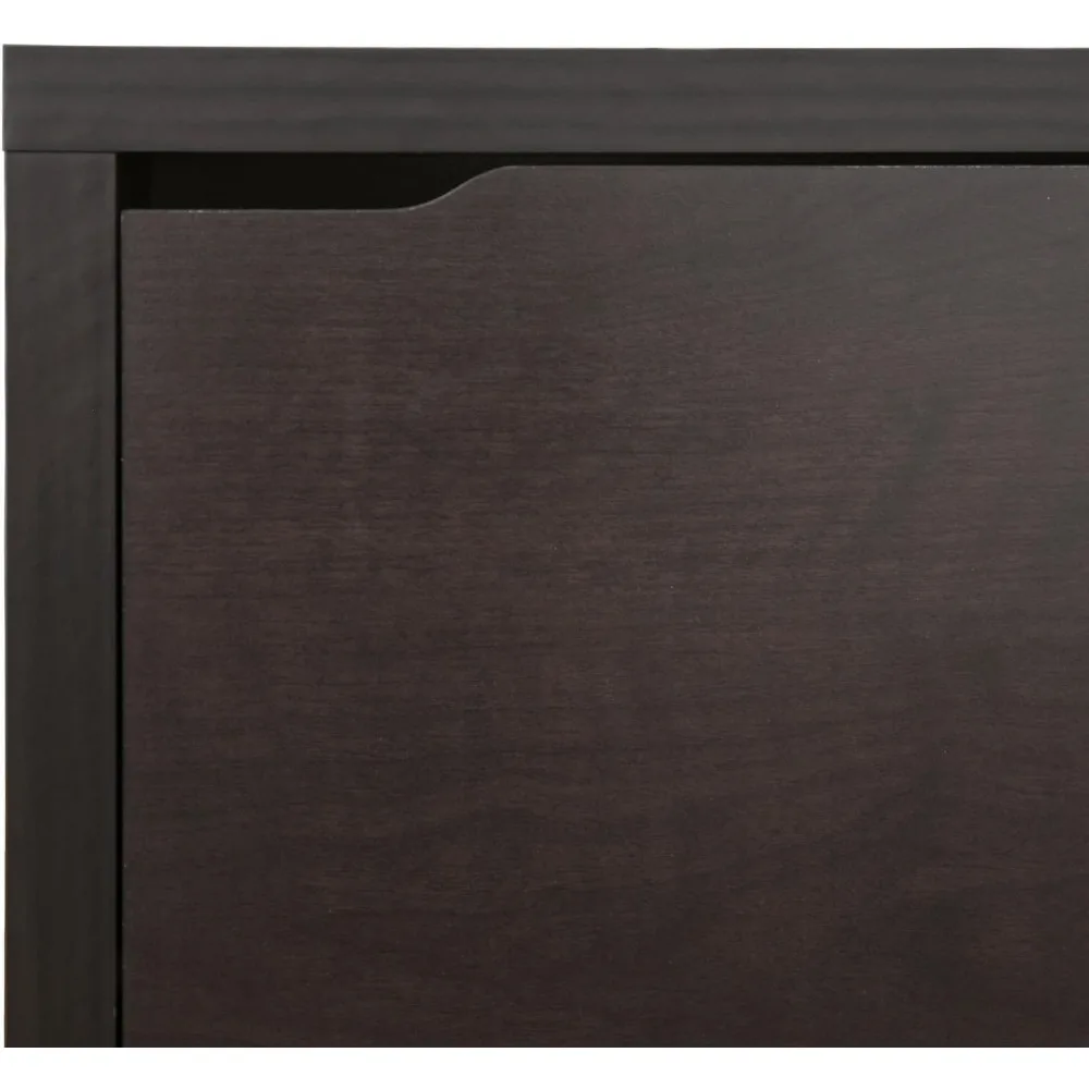 Scarpiera moderna Simms, marrone scuro