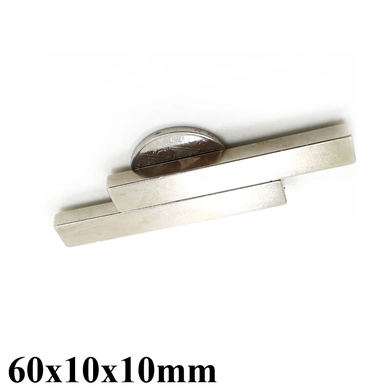 60x10x10mm Quadrate Powerful Magnet 60x10x10 mm For Home Refrigerators, Offices DIY60*10*10mm