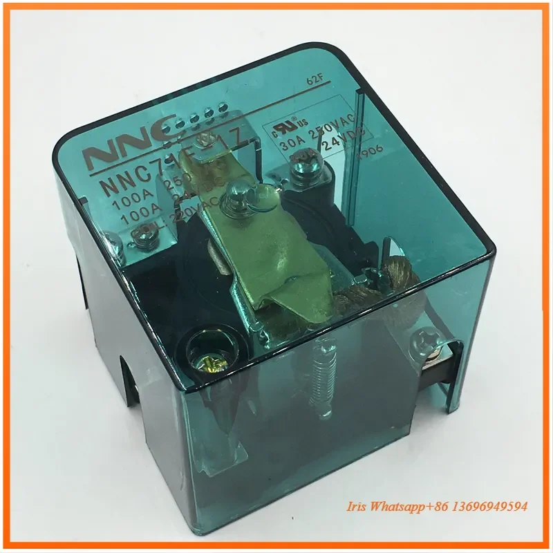 Xinda 100A High Power DC Electromagnetic Relay NNC71F-1Z DC24V JQX-62F-1Z DC12V