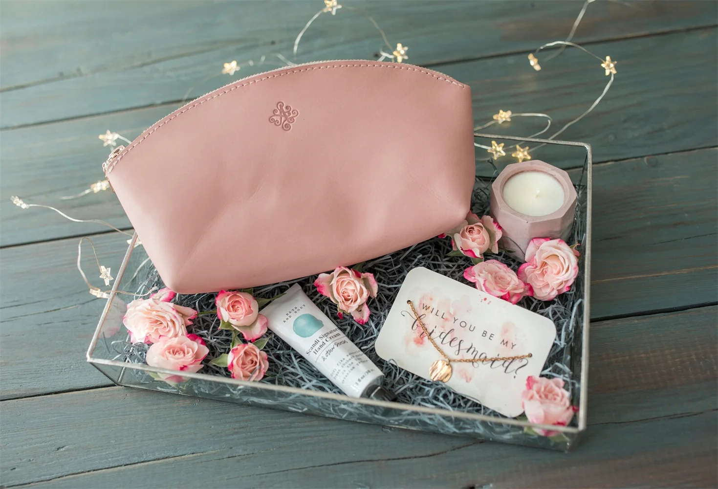 Leather makeup bag Personalized Bridesmaid gift ideas makeup bag for women Leather makeup case make up bag monogram leather toil