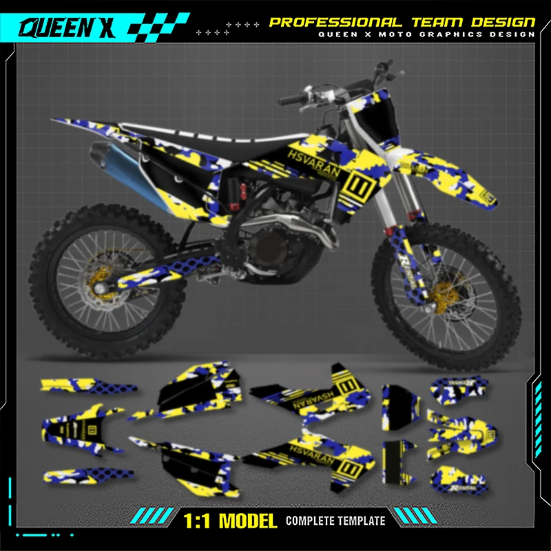 

Наборы графических наклеек Queen X MOTOR для TC FC TX FX FS 19-22 TE FE 2020 2021 2022 2023 150-250 300 350 450