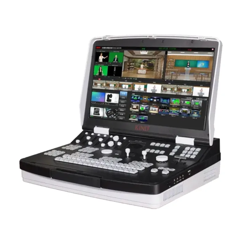 3D virtual reality studio TV all-in-one console mixer