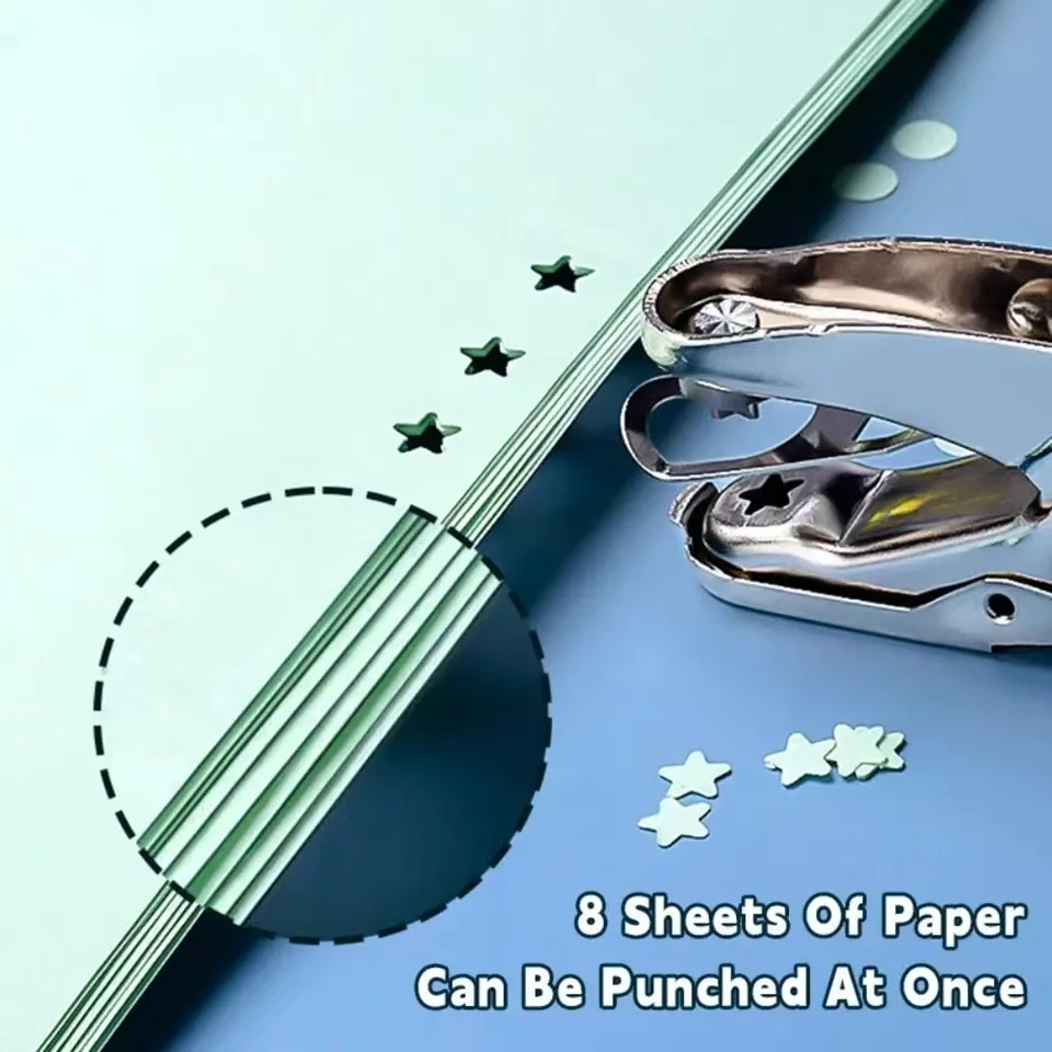 1個入り メタル製 1.5/6mm 穴径 パンチプライヤー シングルホールパンチャー 手動ペーパー スクラップブッキングパンチ 1-8ページ用 紙穴パンチ