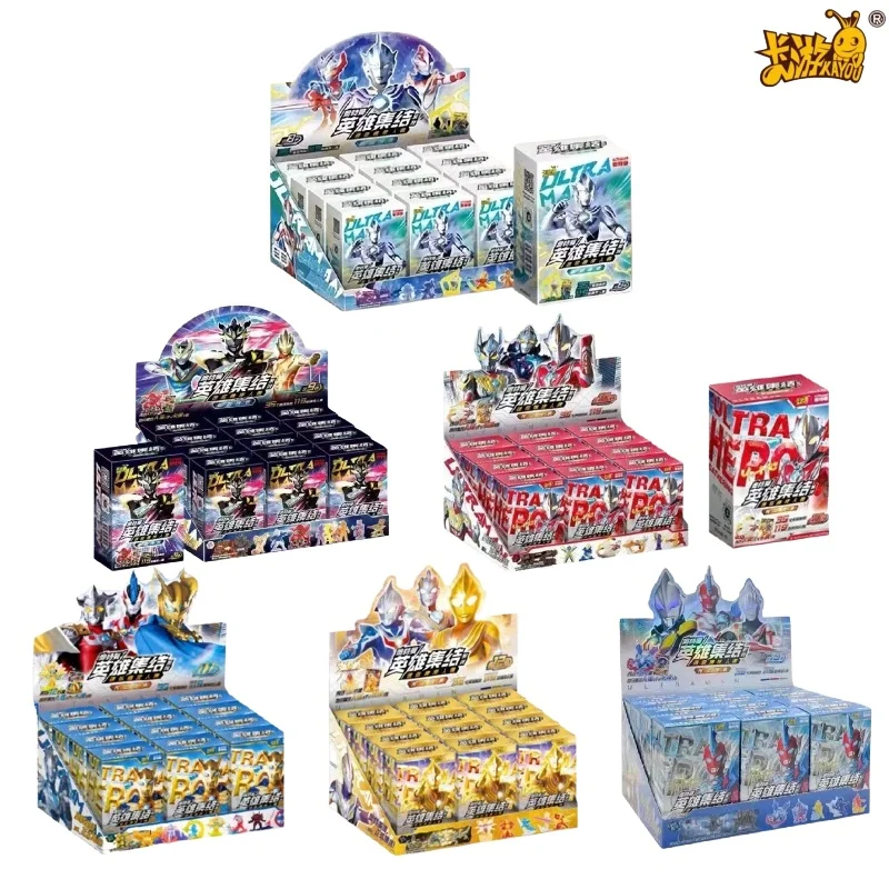KAYOU Ultraman Heroes Unite Mini Eraser Figure, 3D Collectible Eraser Doll Blind Box Toy for Kids, Anime Stationery Gift