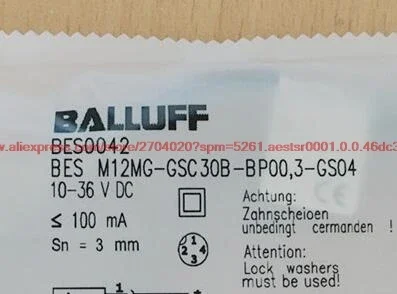 100% New and original BES M12MG-GSC30B-BP00,3-GS04 proximity switch 2-wire open inductive sensor--2PCS/LOT