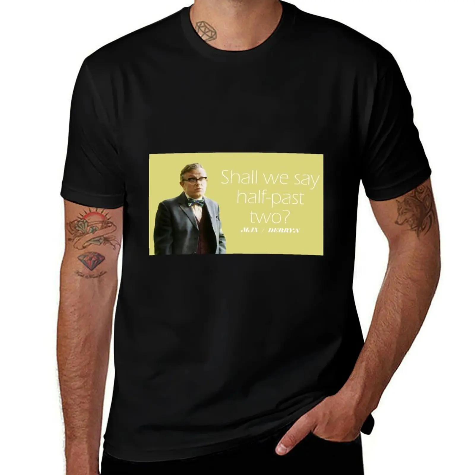 shall we say half-past two? - max debryn T-Shirt Minimalist Graphic Tee Shirt T-Shirt