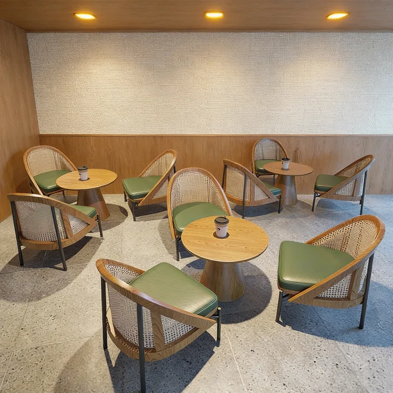 internet-celebrity-solid-wood-rattan-tables-and-chairs-milk-tea-coffee-dessert-shop-negotiation-area-simple-commercial-customi