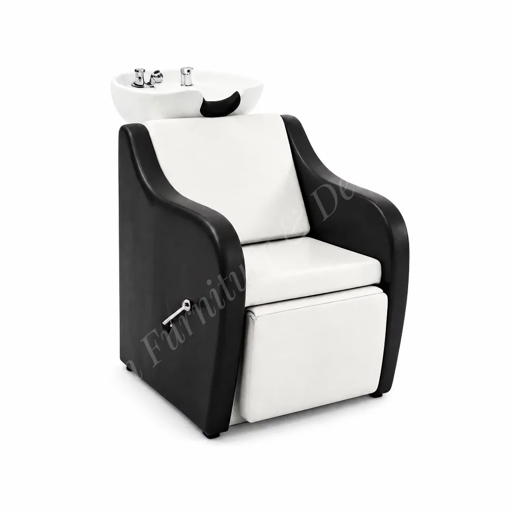 Comfortable Contemporary Foldable Massage Table Barber Salon Furniture with Adjustable Height Black PVC Silver Metal Accessories