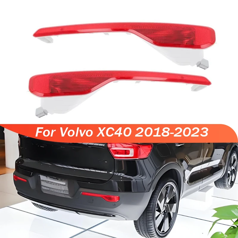 For Volvo XC40 2018 2019 2020 2021 2022 2023 Rear Bumper Reflector Light Warning Lamp  Brake Taillight 316556865 31656866