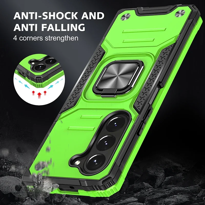 Hard Protective Armor Case for Samsung Galaxy Z Fold 5 6 fold6 Fold4 Fold5 Fold 4 5G Zfold5 Zfold4 Cell Phone Accessories Capa