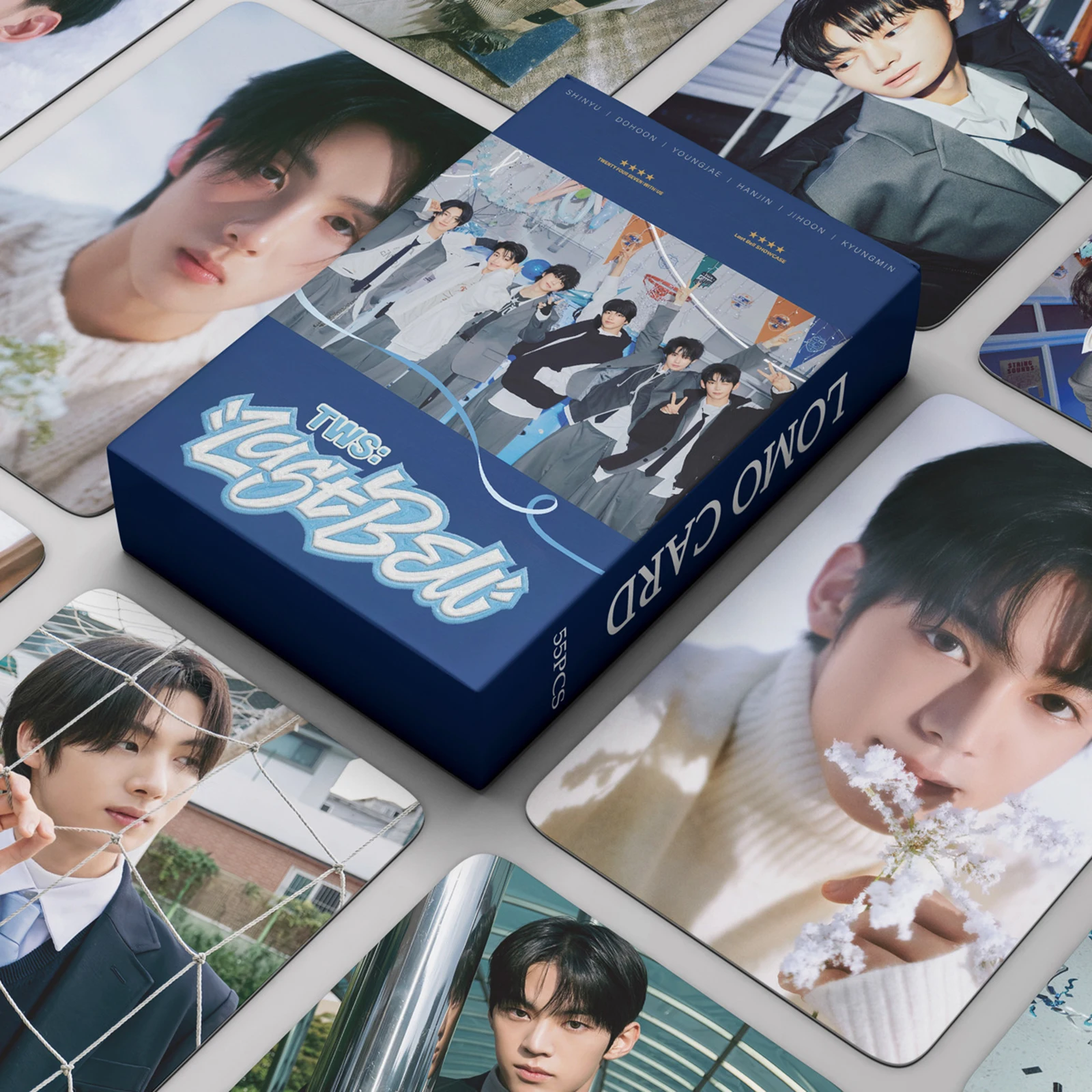 55Pcs/set Kpop DREAMSCAPE Album Photocard TWS1st Single Last Bell Shinyu Dohoon LOMO Card JIHOON Hanjin YOUNGJAE Fans Gift Card