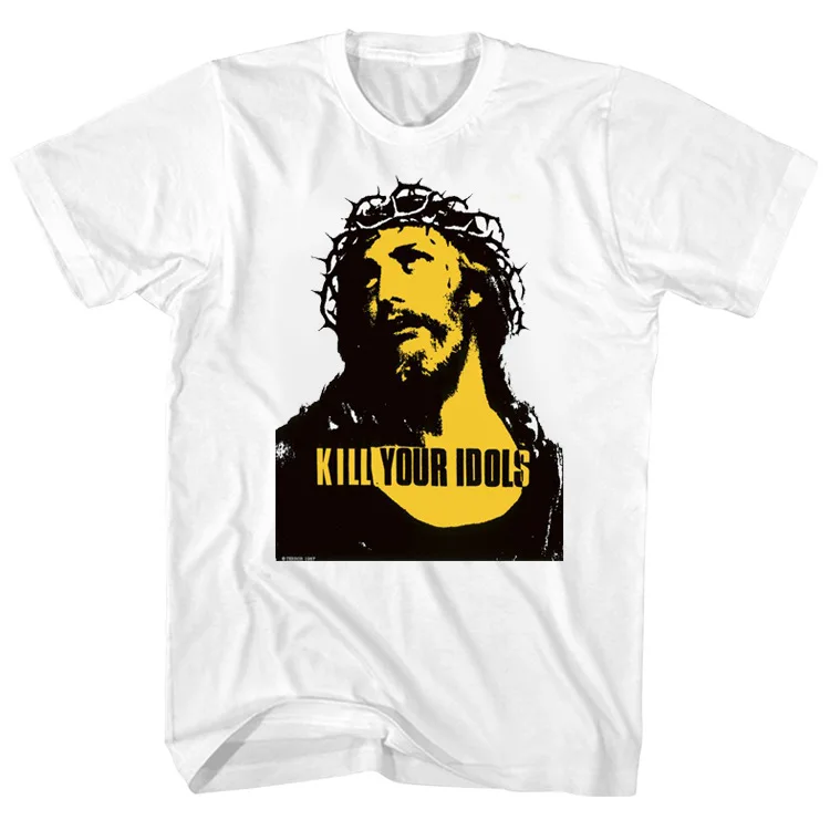 

25 New Guns N 'Roses Band Axl Rose The Same God Jesus Print Rock Cotton American Retro Men's and Women's Short-sleeved T-shirt