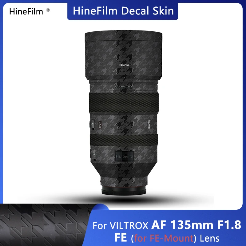 

Hinefilm Skin for Viltrox AF 135mm F1.8 for Sony Mount Lens Decal Skin 135f1.8 Wrap Cover for Viltrox AF135 F1.8 Lens Sticker