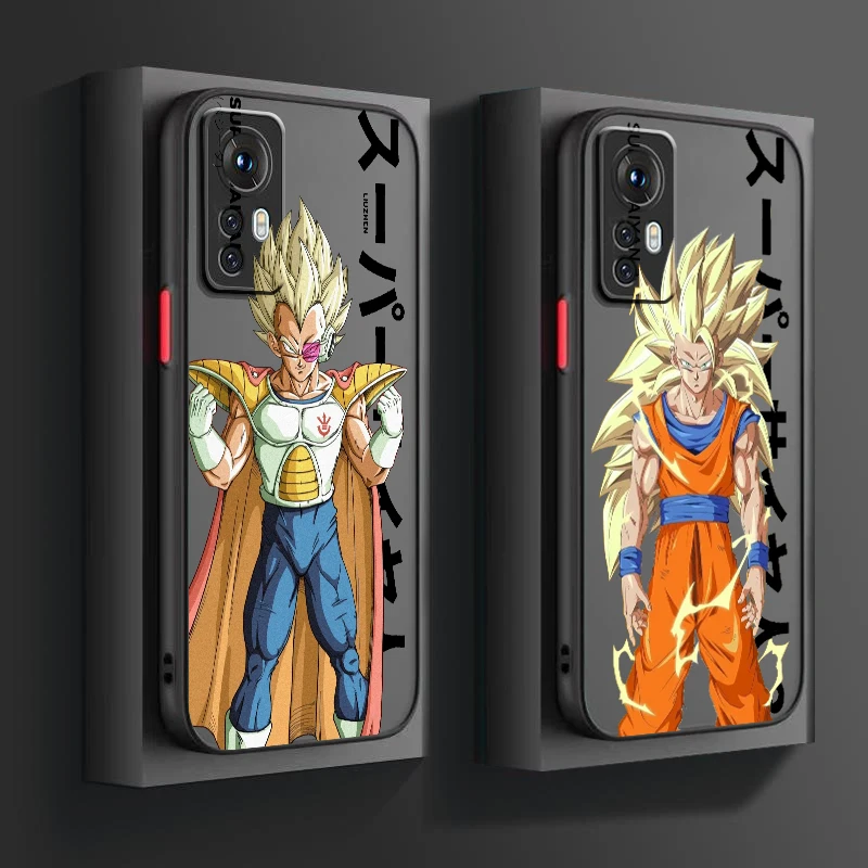 D-Dragon Ball Goku Broli Frosted Translucent For Xiaomi Mi 13 12 12T 11T 11 11i 10T 10 9T Pro Lite Ultra 5G Cover Phone Case