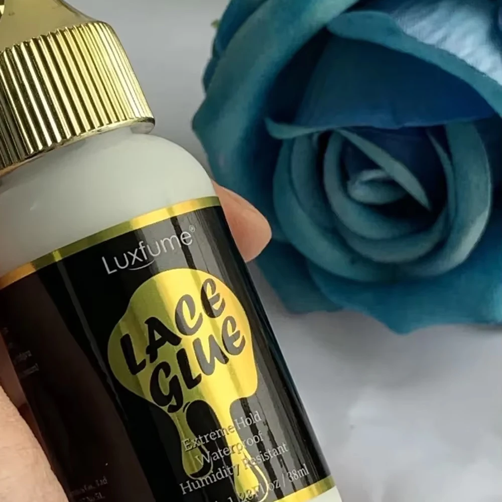 Adhesivo para peluca, pegamento de encaje de sujeción audaz para pelucas, adhesivo de reemplazo de cabello de sujeción extrema para sistemas de peluquín + gorros de peluca HD, gorros de media