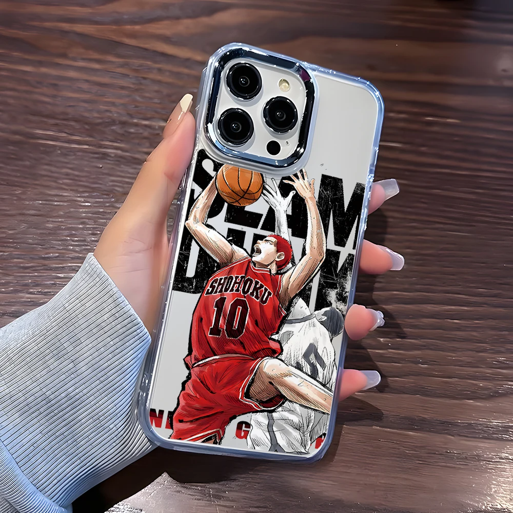 Slams Dunks Hanamichi Handyhülle für Samsung Galaxy S26 S25 Edge S24 S23 S22 S21 S20 FE Ultra Plus 5G Luxuriöse Transparente Abdeckung – Detail 6