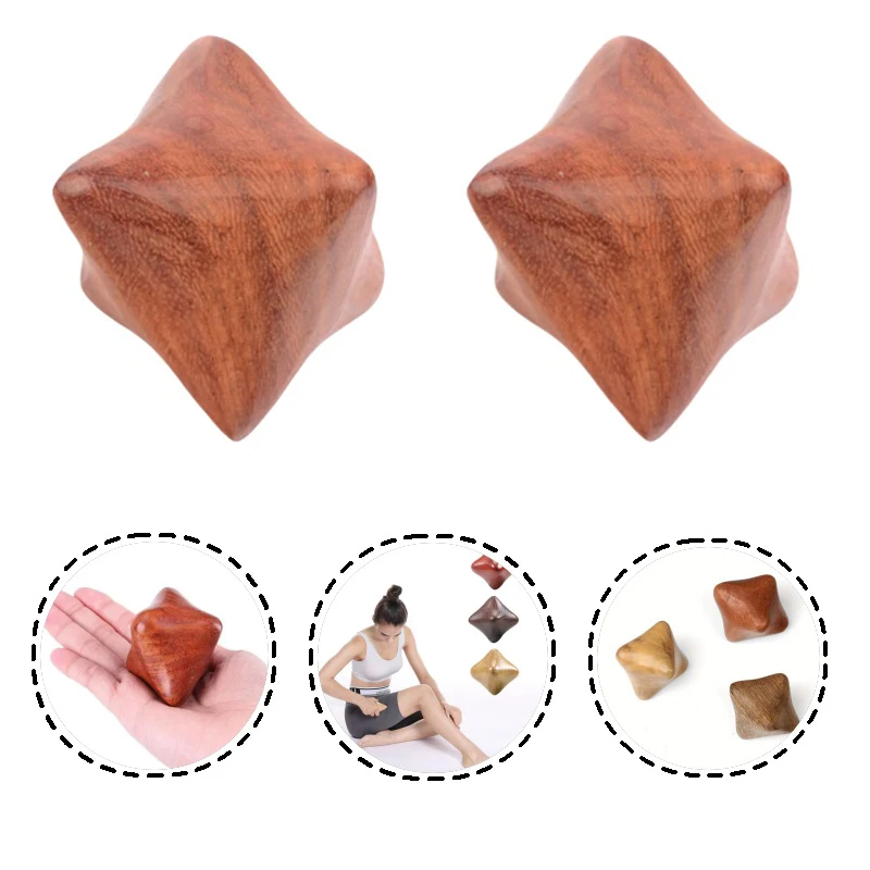 2 szt. Masaż dłoni przydatne pachnące drewno refleksologia kulka masażer dłoni akupresura aktywne skrobanie wyczyść drenaż limfatyczny