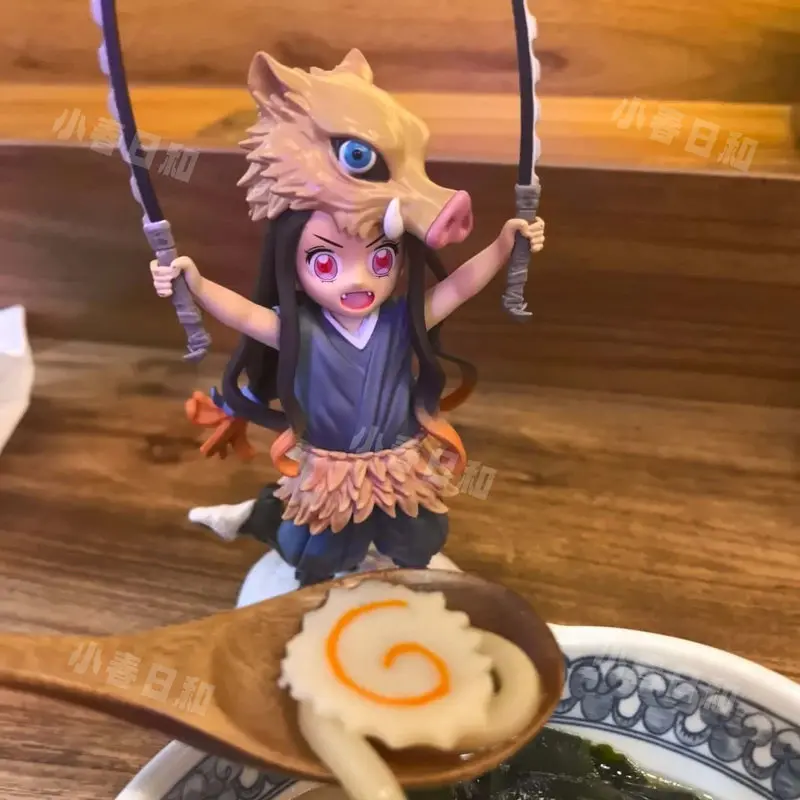 In Stock 20cm Anime Demon Slayer Figure Kamado Nezuko Midouzi Cos Lnosuke Kimetsu Figurine PVC Decoration Statue Model Toys Gift
