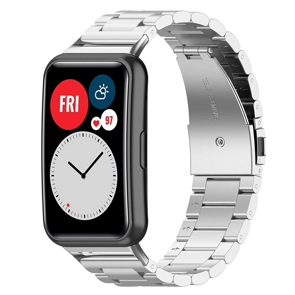 حزام من الفولاذ المقاوم للصدأ لساعة ذكية ، سوار ساعة بديل ، سوار معدني ، إكسسوارات سوار ، ساعة مناسبة
