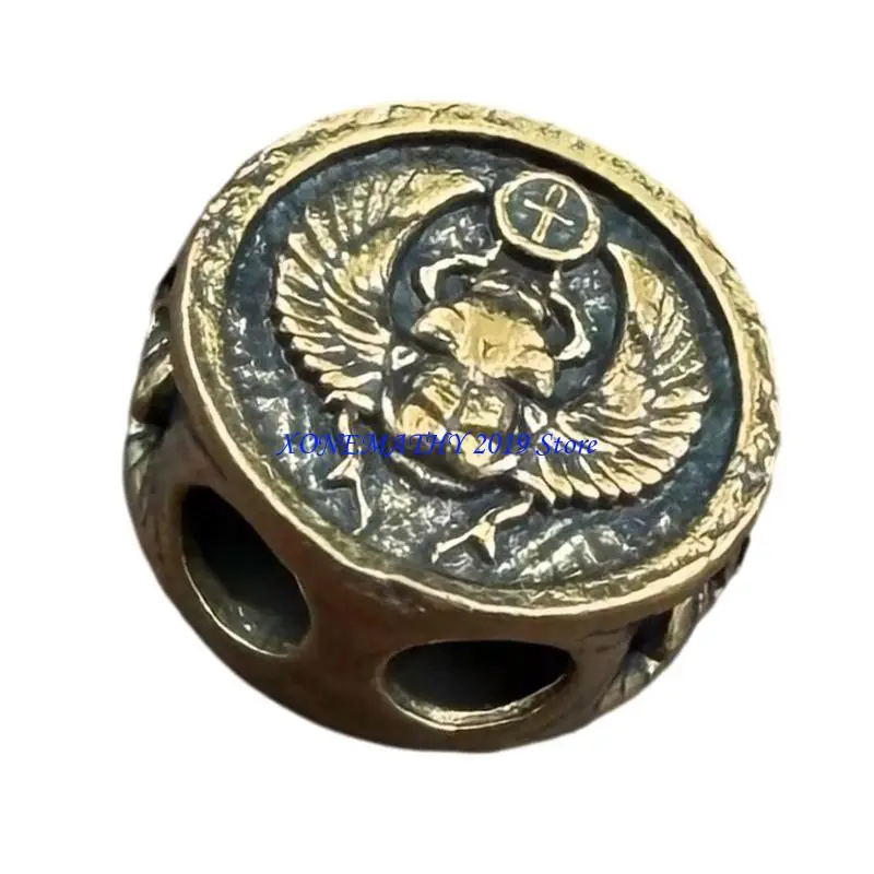 

F42F Metal Insect Pendant for Keychain and Backpack Decoration Unique Insect Charm Paracord Accessories