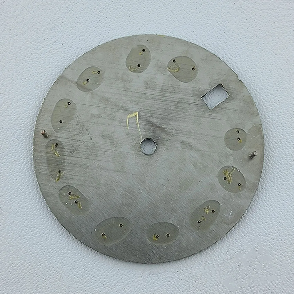 NH35 Dial Roma Watch Dial Custom logo Metal Numbers dial No Luminous dial Fit NH35 NH36 movement watch accessories