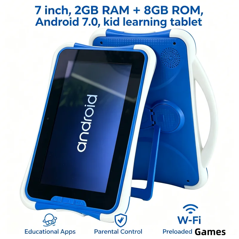WholeSales 7 INCH 1GB RAM 16GB ROM G7 Android 6.0 Kid Tablet Q1 Quad Core WIFI Camera 3000mAh Battery 1024 X 600 Pixels