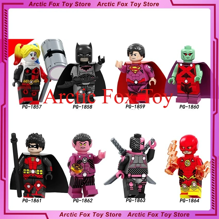 

Superhero 5cm Movie Figure Batman Peripheral PVC Model Assembling Building Blocks Desktop Decoration Ornaments Gifts Puzzle Toys