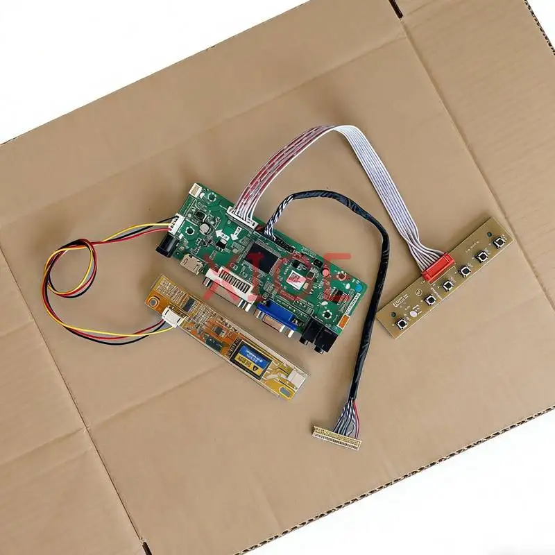 

Плата контроллера экрана, совместимая с LTN154AT10 LTN154AT07 LTN154AT01 LTN154AT09, 1-CCFL VGA DVI HDMI 30Pin LVDS 1280x800, комплект для самостоятельной сборки