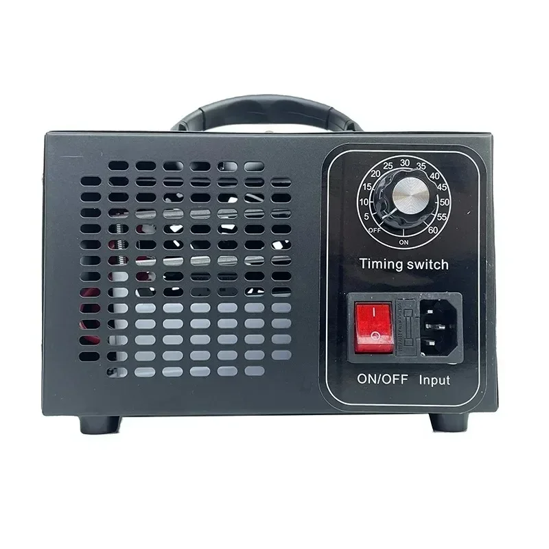 Generator ozonu ze stali nierdzewnej AC110V AC220V 12V 60G Oczyszczacz powietrza do samochodu Ozonator Maszyna do generowania ozonu z wyłącznikiem czasowym