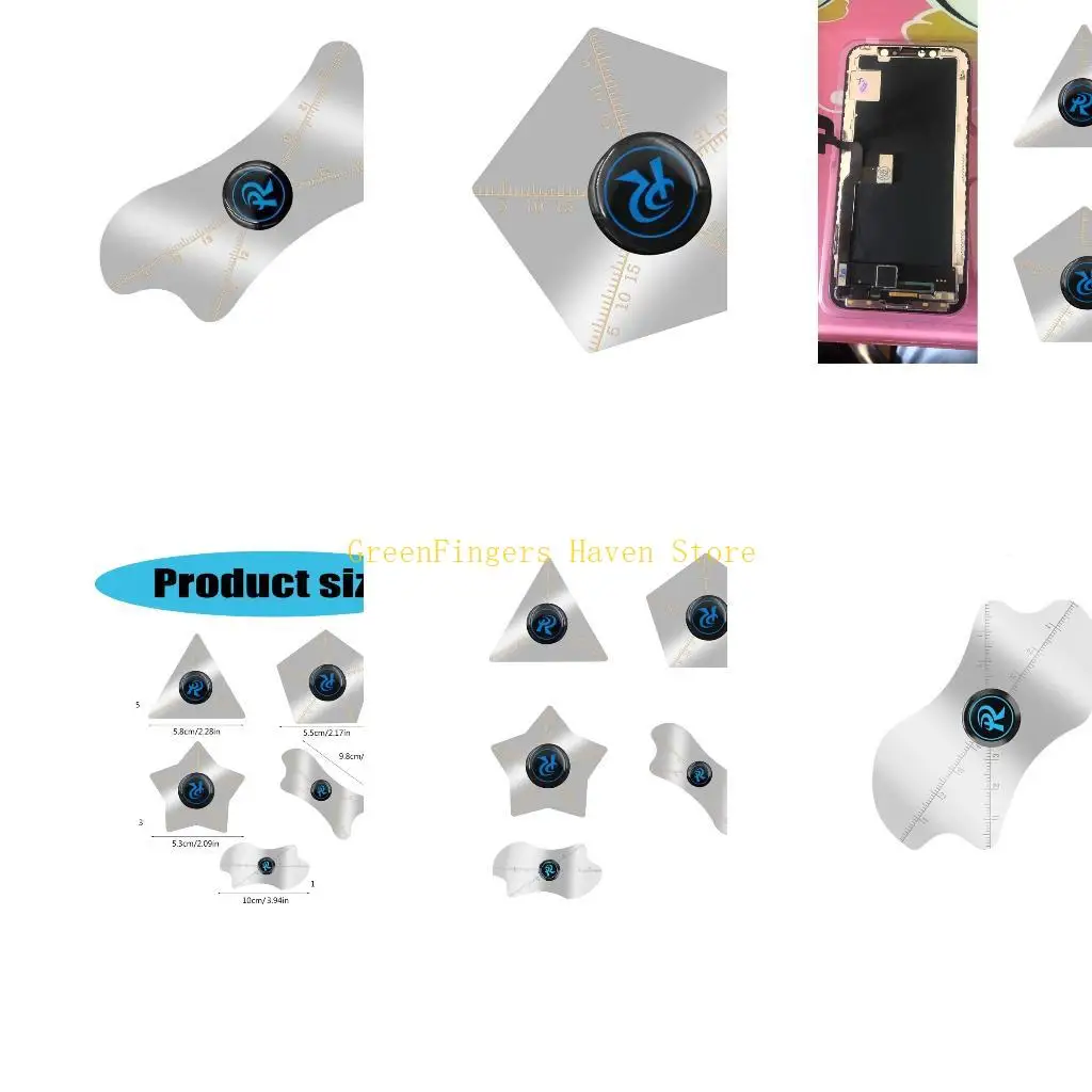 F68D 5 In 1 Stainless Steel Phone Repair Tool For Smartphone Tablet Maintenance