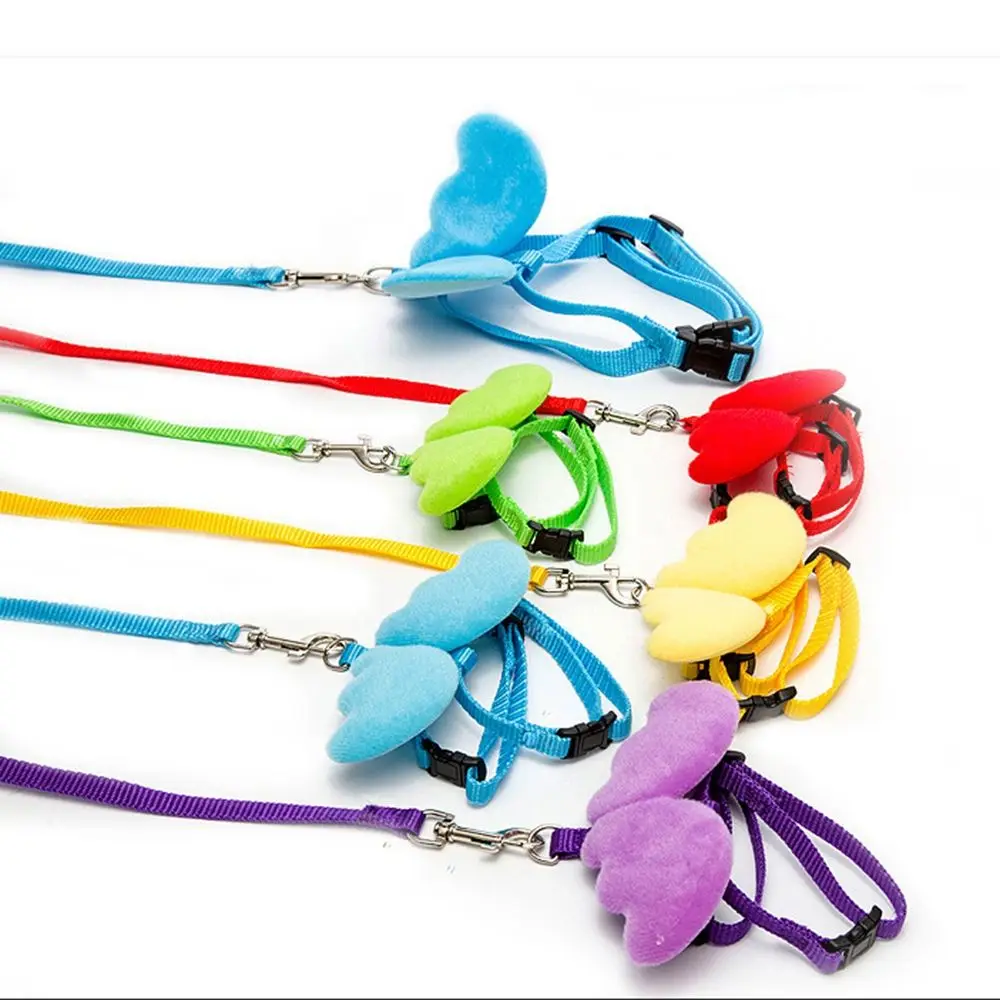 

Pet Supplies Outdoor Walking Animal Accessories Adjustable Puppy Collars Cat Puppy Leash Set Dogs Leads Rope Pet Harness