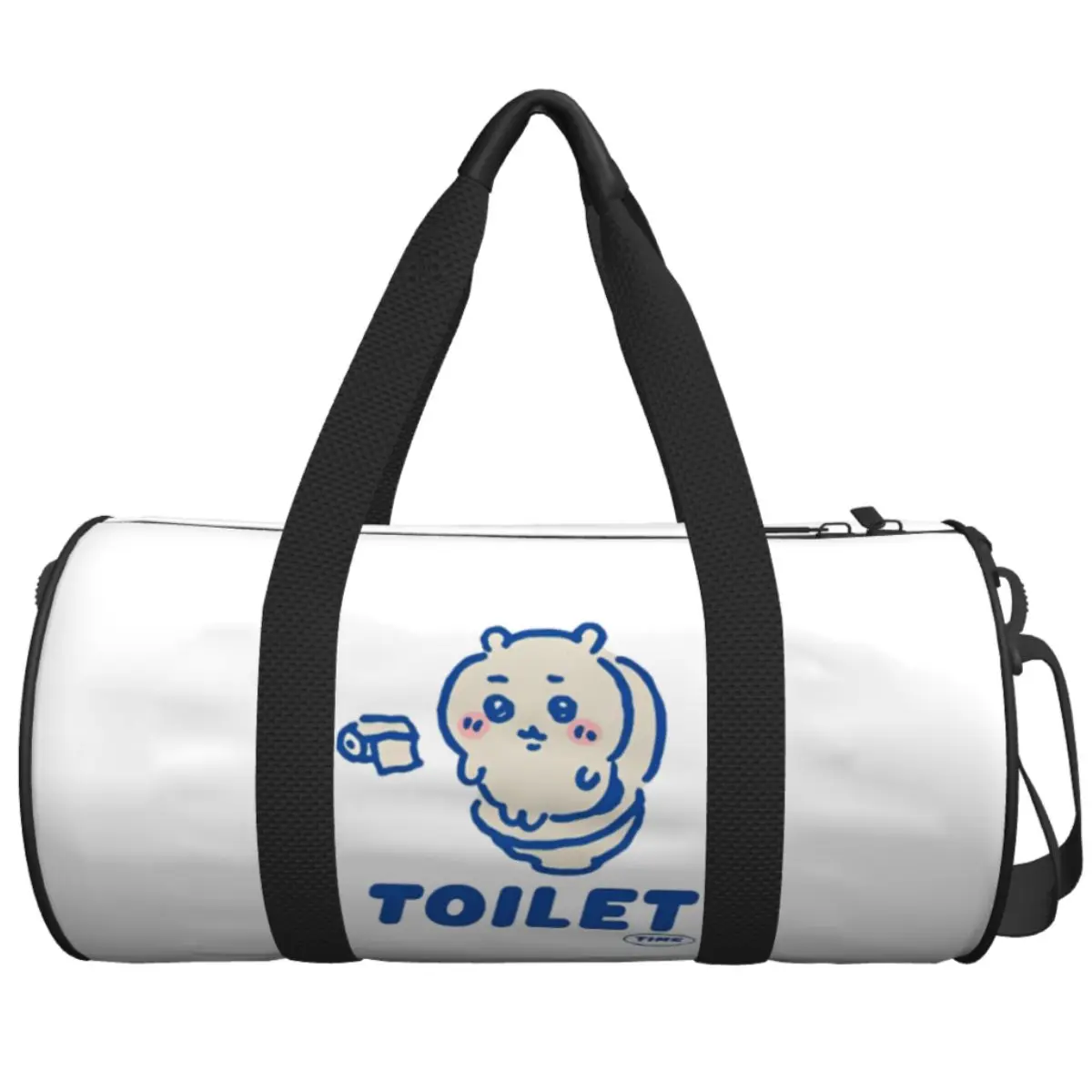 

Chiikawa Toilet Time Travel Bag Large Sport Bags Oxford Men Design Gym Bag Luggage Colorful Fitness Bag