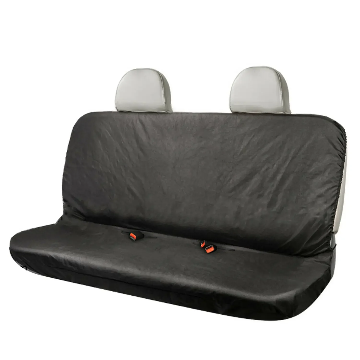 Black Heavy-Duty Waterproof Rear Seat Cover Universal Pet Dog Protector for Cars Back Seat Shield Resistant To Spills Scratches