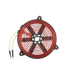 T28 2200W 188mm heat coil,enamelled copper wire induction heating coil panel ,induction cooker accessory