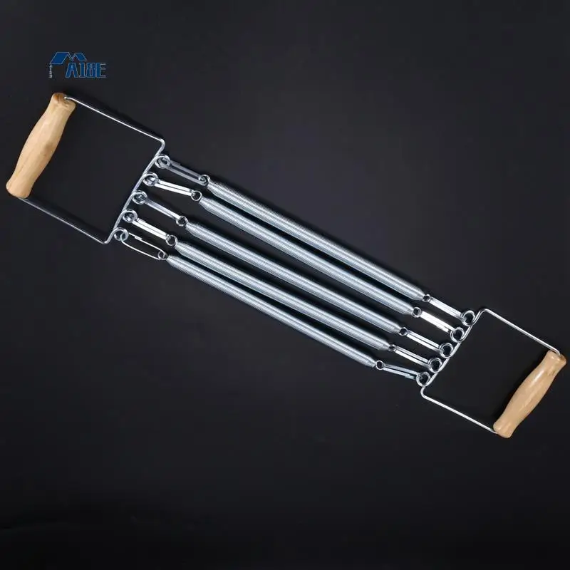 

A18E-2Pcs Exercise 5 Spring Chest Pull Expander Fitness Puller Stretcher Muscle Trainer Home Men And Women Fitness Equipment