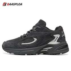 Baasploa Männer Casual Turnschuhe Neue Mode Mesh Atmungsaktive Wanderschuhe für Männer Komfort Leichte Sport Schuhe Tragen Beständig