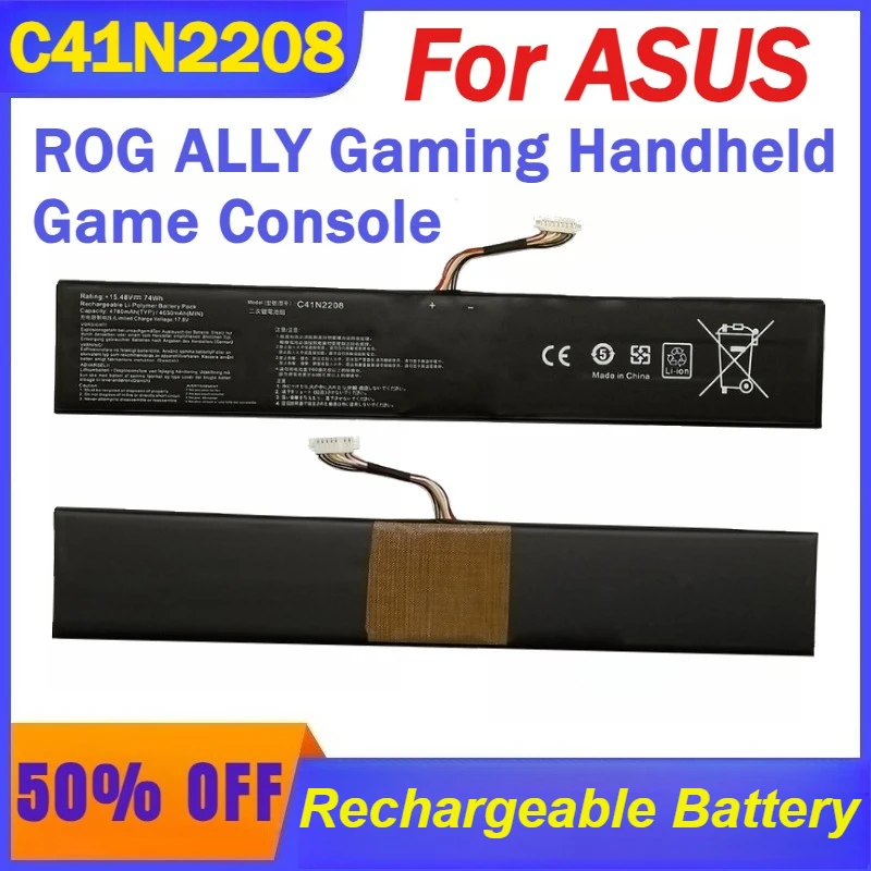 

New C41N2208 RC71L Handheld Game Console Battery for ASUS ROG ALLY Gaming Handheld Game Console Replacement Batteries