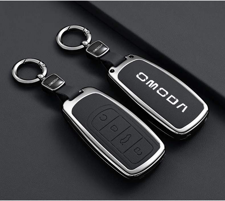 Schlüsseletui aus Zinklegierung für Chery Omoda C5 5 9 Phev Premium 2025 2026, Autozubehör, Fernbedienungshülle, Halter, Gehäuse, Schlüsselanhänger – Detail 9