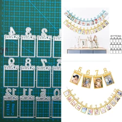 metal cutting die Photo frame mould scrapbook decoration embossed photo album decoration card making DIY handicrafts