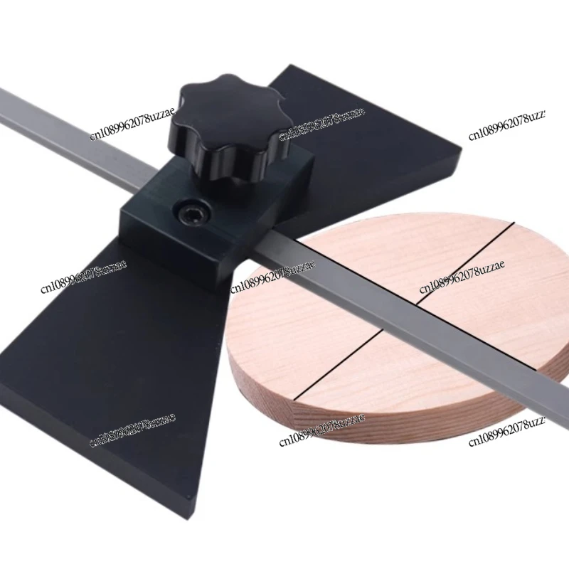 Woodworking Round Material Is Divided Into Middle Scribe, Find The Center Point, Center Ruler, Center Scribe Positioning Gauge