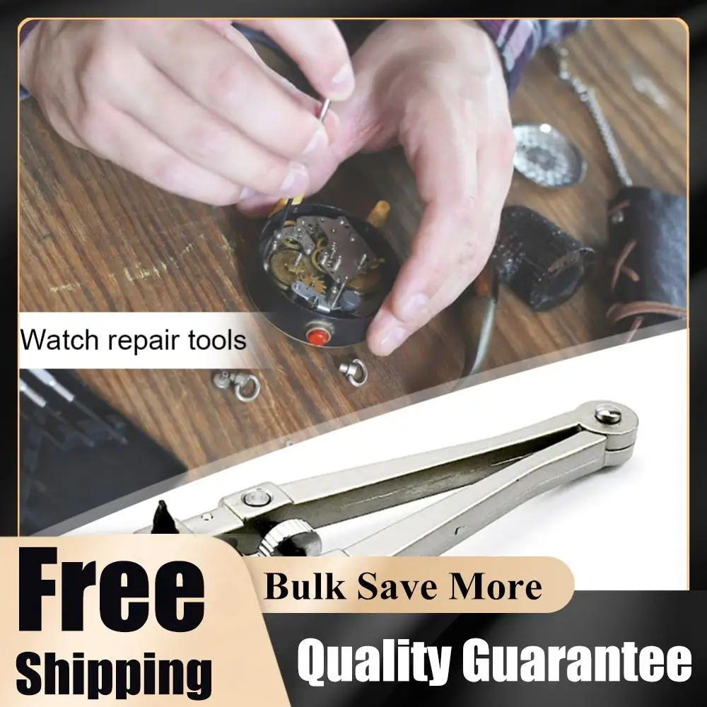 Large V-shape Watchmaker Repair Tool Adjustable Clamp Security Practical Jewelry Watch Case Screw Back Opener Wrench