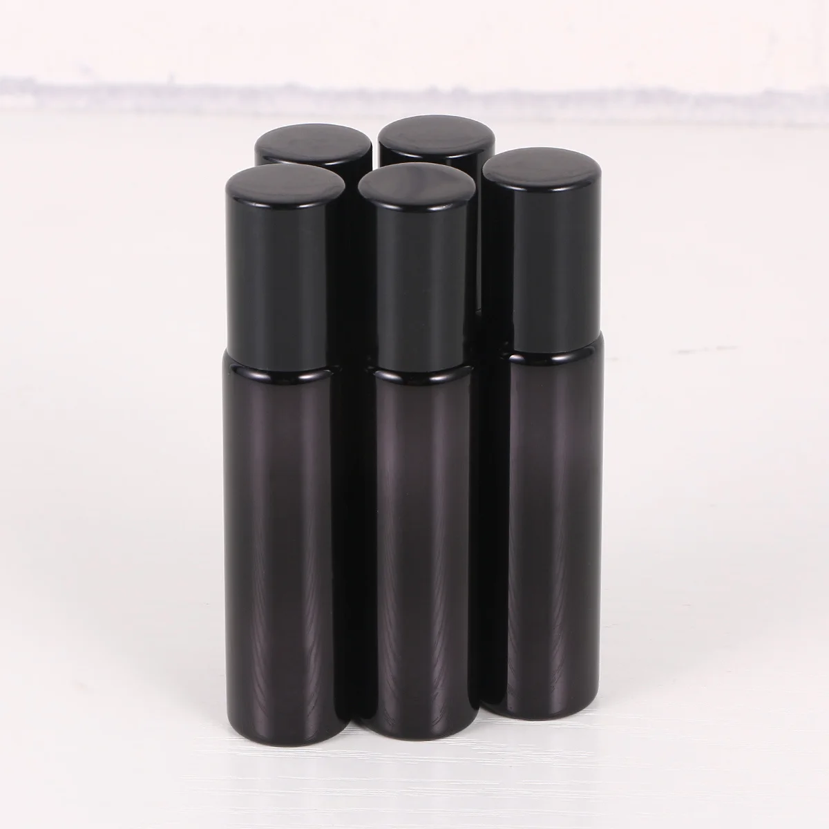 

6Pcs 10Ml Portable Massage Roller Bottle Set Compact Travel Size 10Ml Glass Bottles for Essential Oils Perfumes Roller Balls