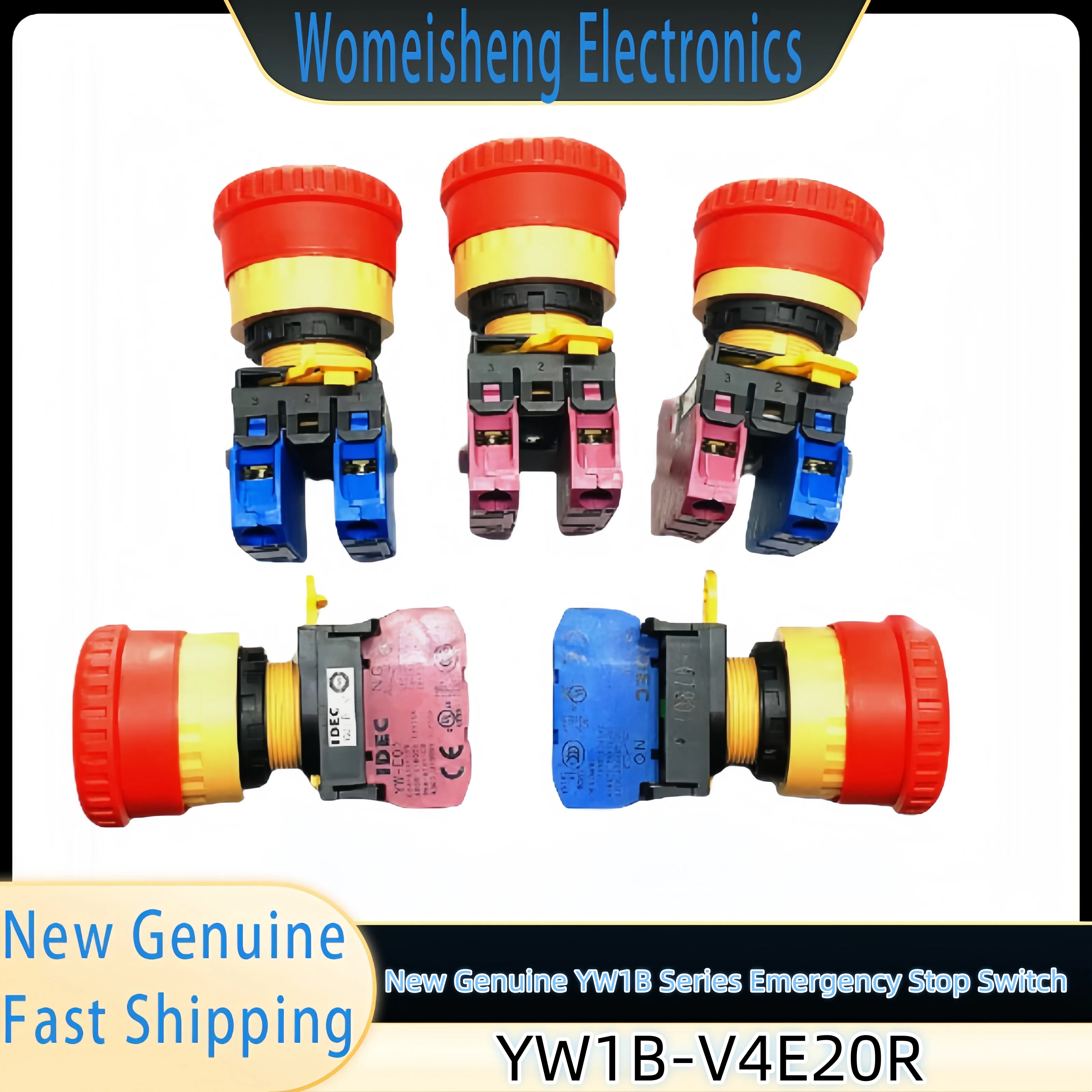 

Brand-new genuine YW1B-V4E20R emergency stop switch 1PCS