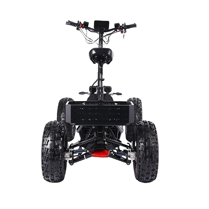 4-Wheel Off-Road Electric Scooter 350W Motor Foldable Design Waterproof Remote Control Lithium Battery Sensor Smart Technology
